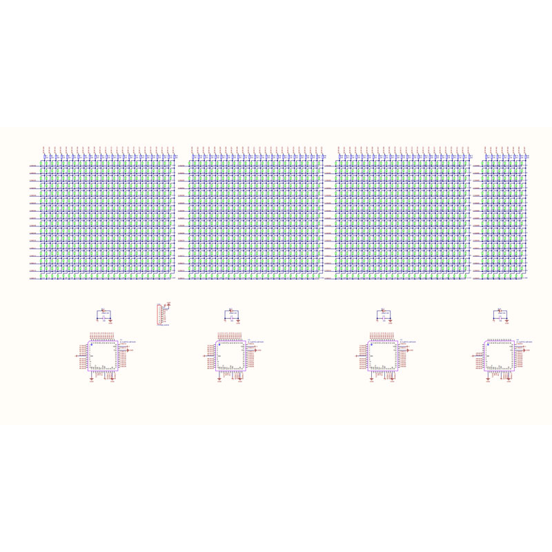 Sai quali sono le caratteristiche della struttura del display a LED grafico?